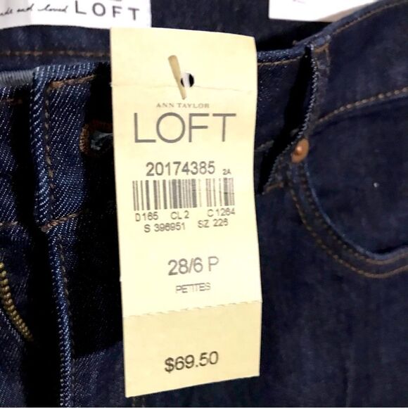 Ann Taylor Loft Blue Modern Skinny 28/6 P - Picture 7 of 9